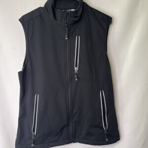 33,000ft Mens Medium Windproof Lightweight Golf Vest Outerwear with Pockets